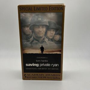 "Saving Private Ryan" Tom Hanks VHS Special Limited Ed. Matt Damon